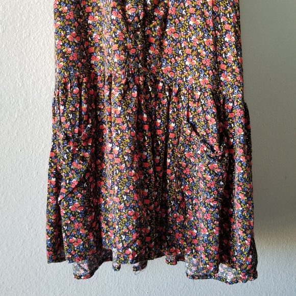 floral flowy drop waist dress - Picture 3 of 6